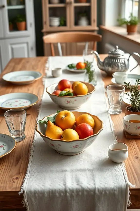 charming and playful tableware