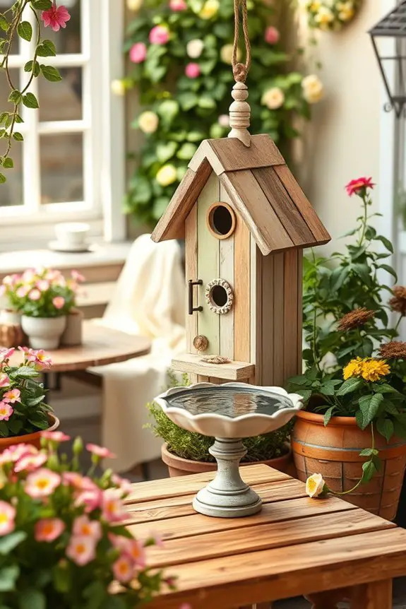 charming birdhouses for outdoors