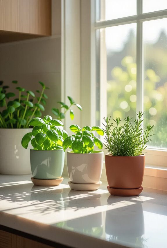 charming bite sized herb planters