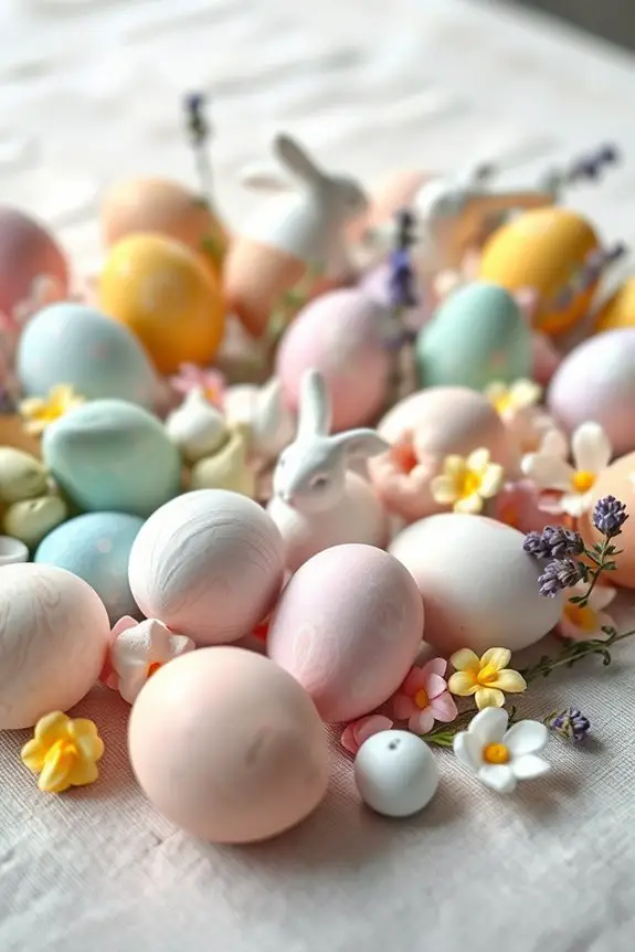 charming clay table decor