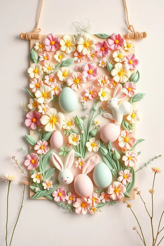 charming colorful clay banners