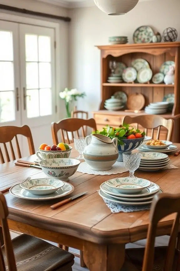 charming decorative dining accents