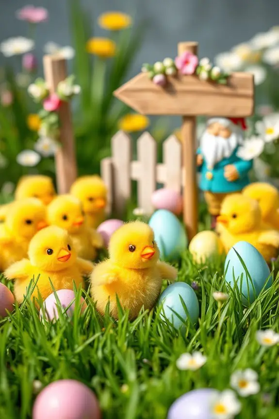 charming easter chick decorations