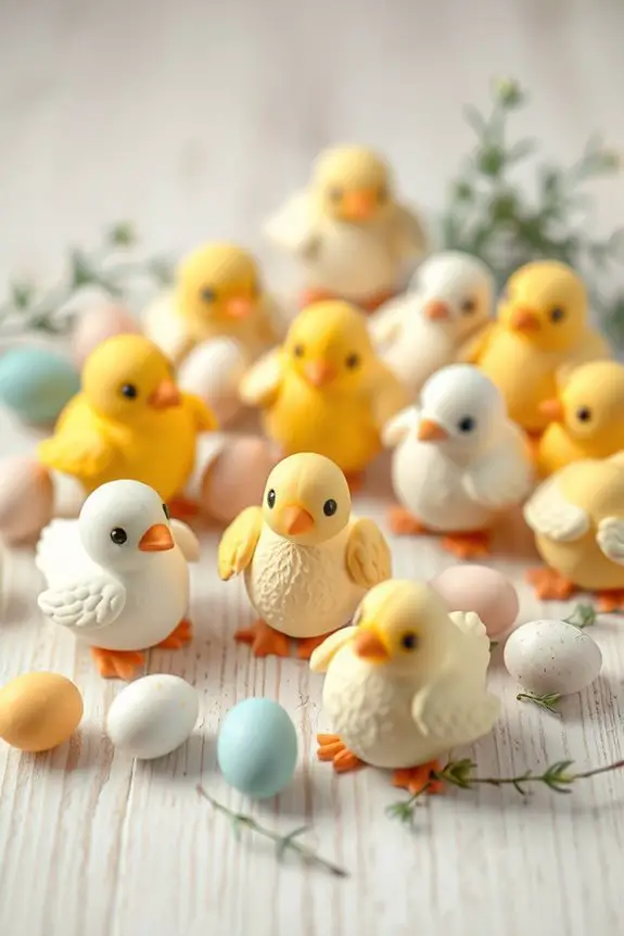 charming easter chick decorations