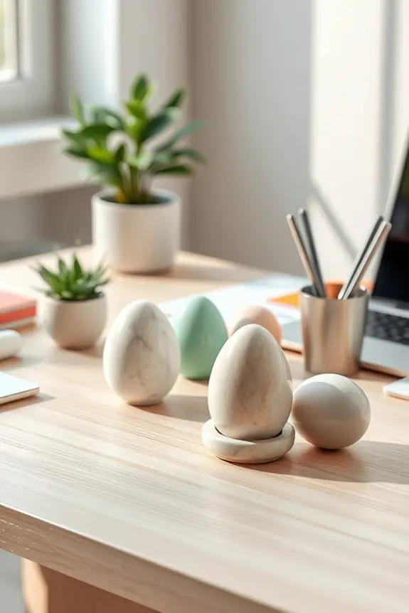charming easter office decor