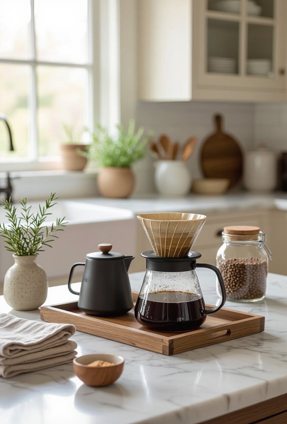 charming efficient vintage coffee nook