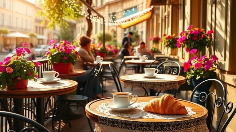 charming european outdoor cafes