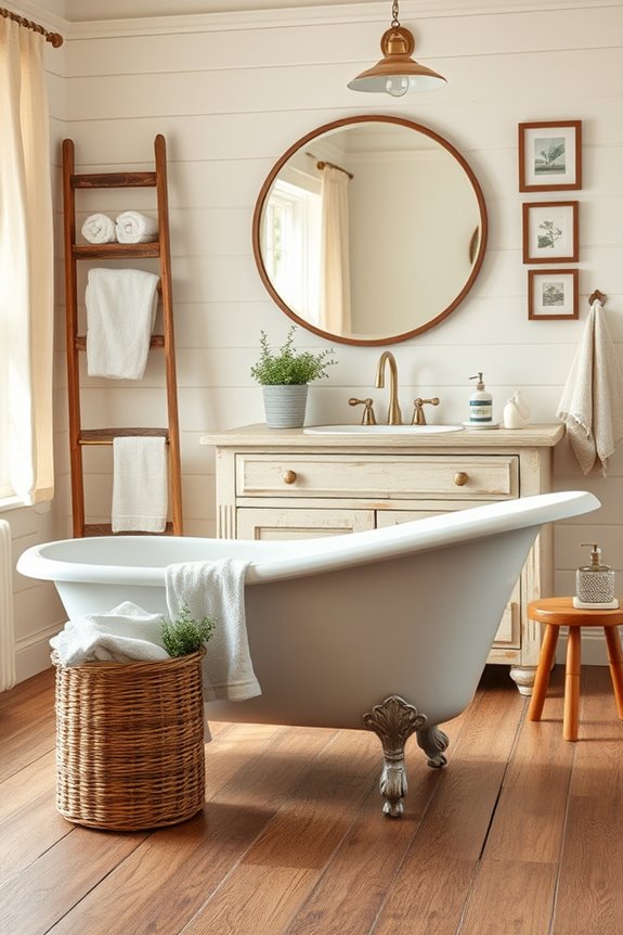 charming farmhouse bathroom decor