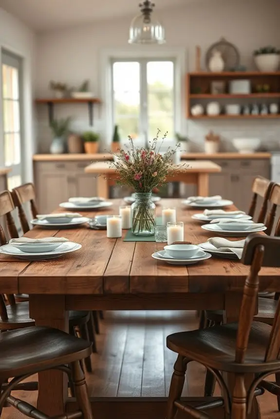 charming farmhouse dining experience