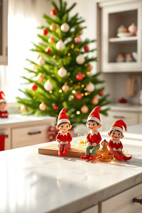 charming festive elf decorations