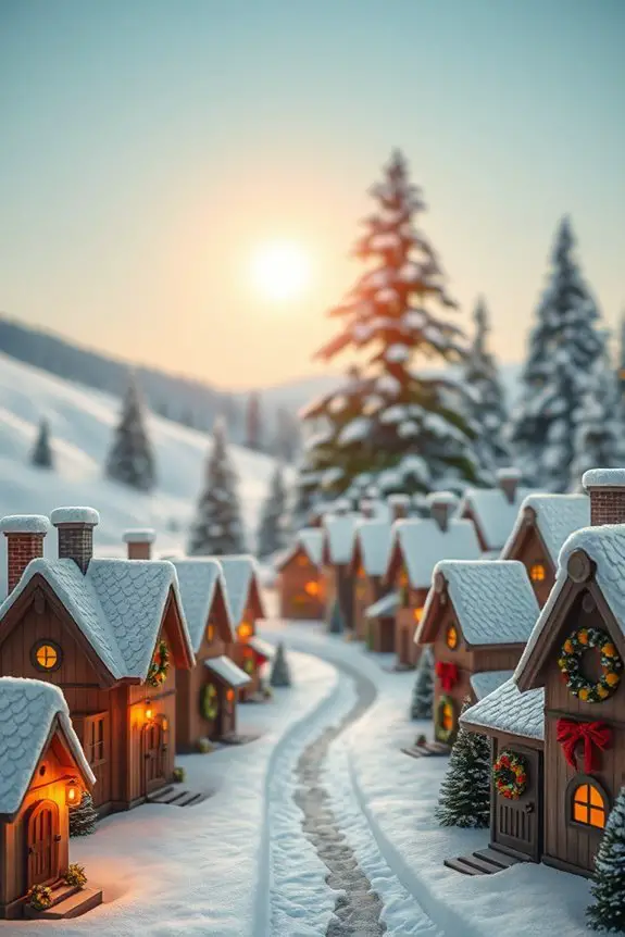 charming festive winter wonderland