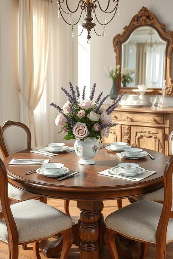 charming floral table centerpieces