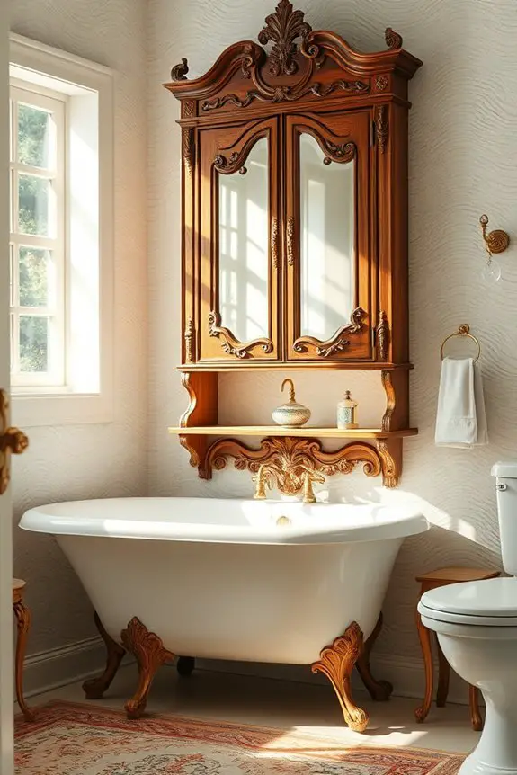 charming functional antique storage