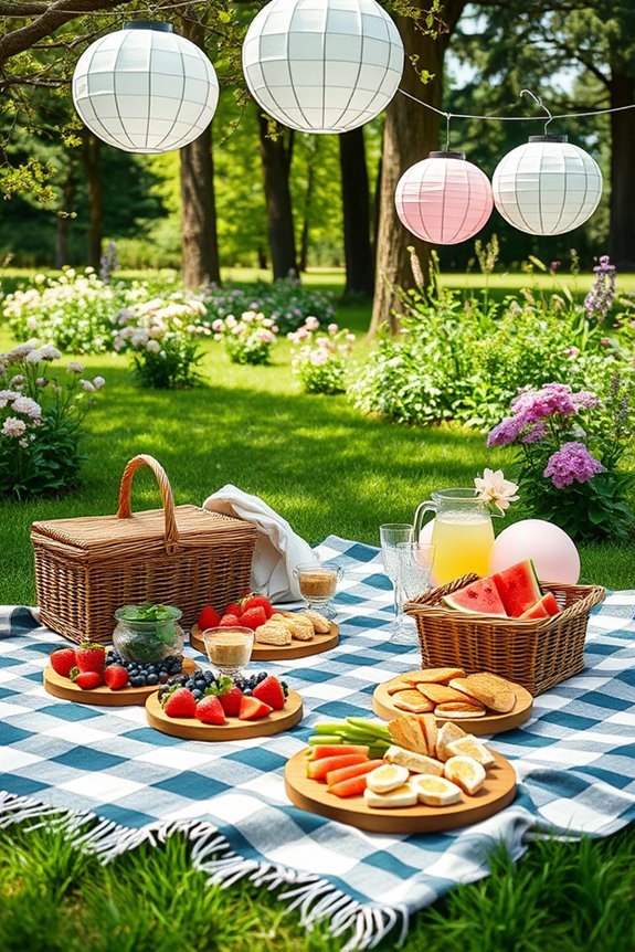 charming garden picnic celebration