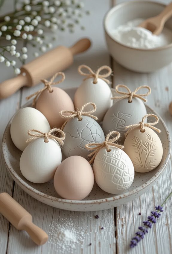 charming handmade egg ornaments