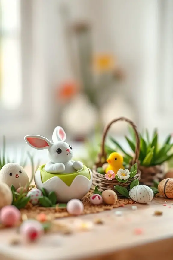 charming miniature easter dioramas