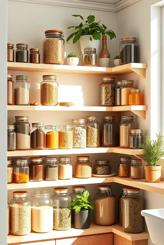 charming organized pantry displays
