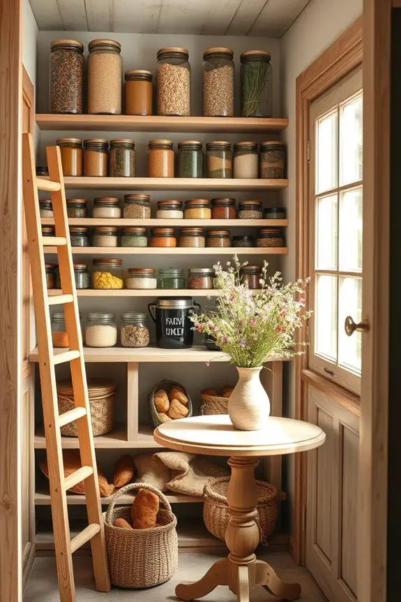 charming organized pantry essentials