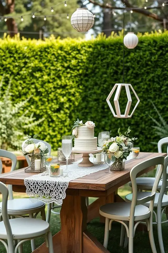 charming outdoor bridal shower
