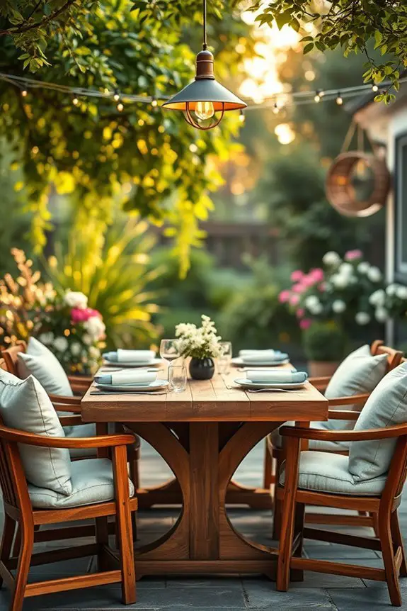 charming outdoor dining retreat