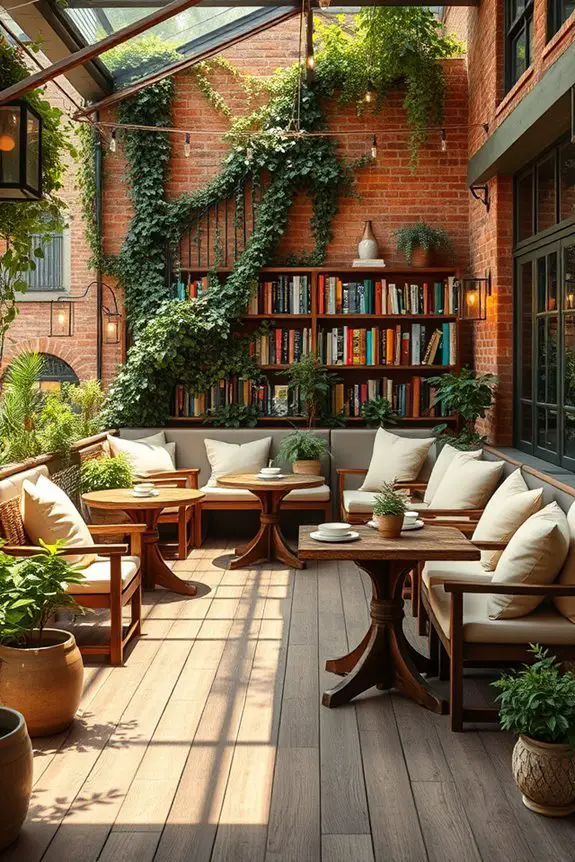 charming outdoor reading retreat