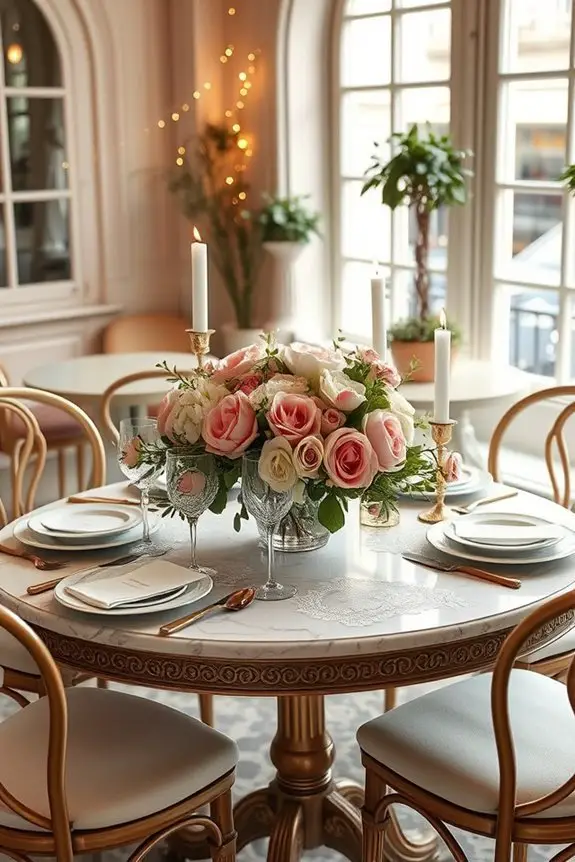 charming parisian caf celebration