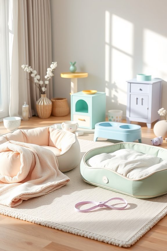 charming pastel pet accessories