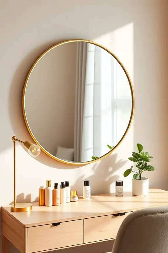 charming round mirror designs