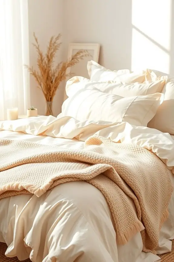 charming ruffled bedding elegance