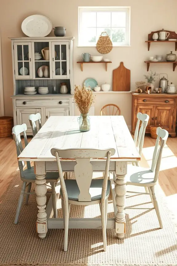 charming rustic distressed finishes