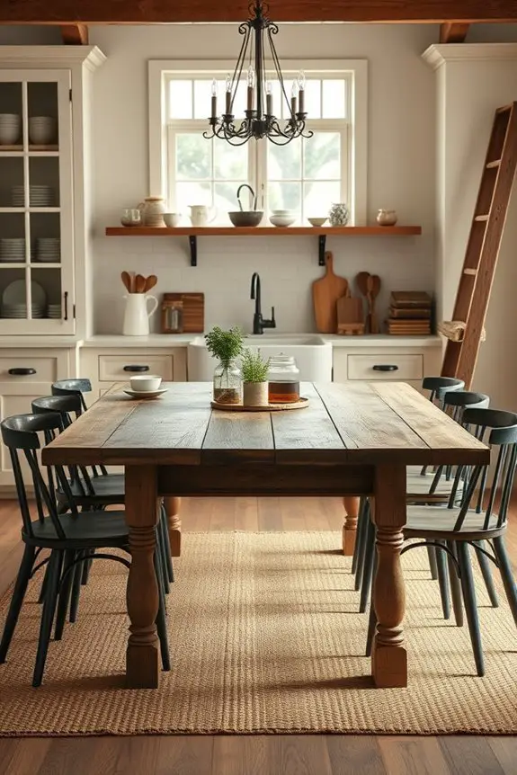 charming rustic farmhouse kitchen