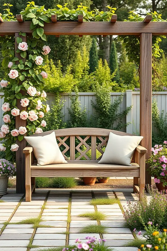 charming rustic garden trellises