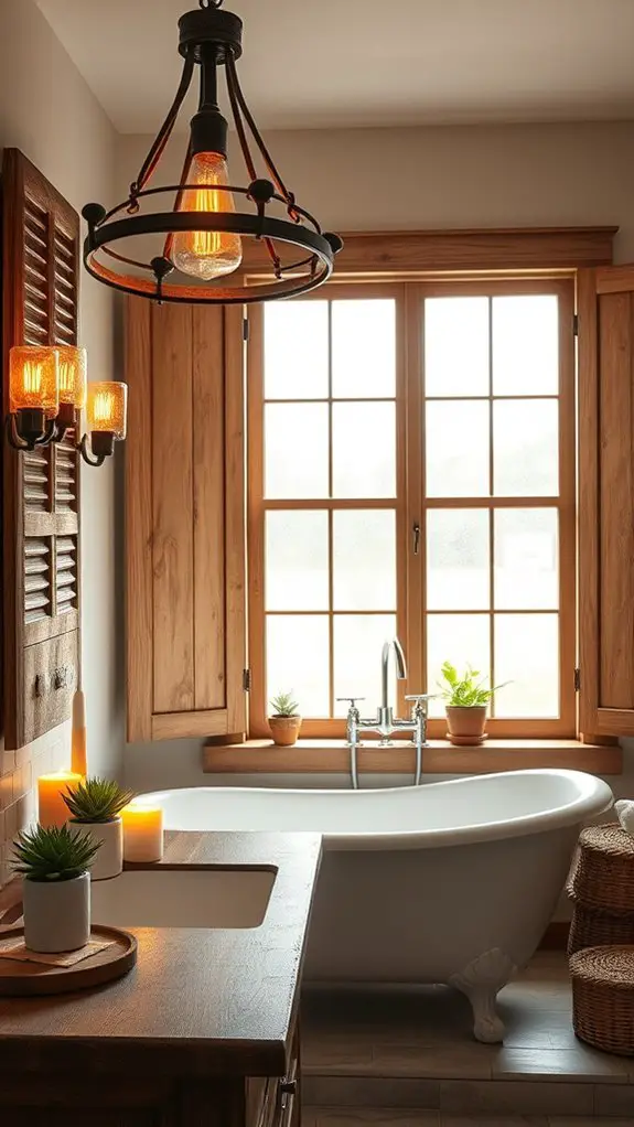 charming rustic lighting options
