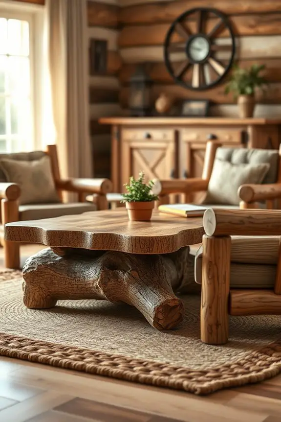 charming rustic log furniture