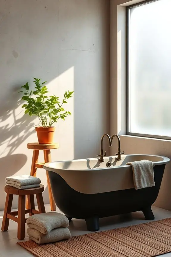 charming rustic plumbing fixtures
