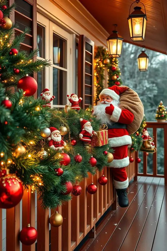 charming santa claus decorations