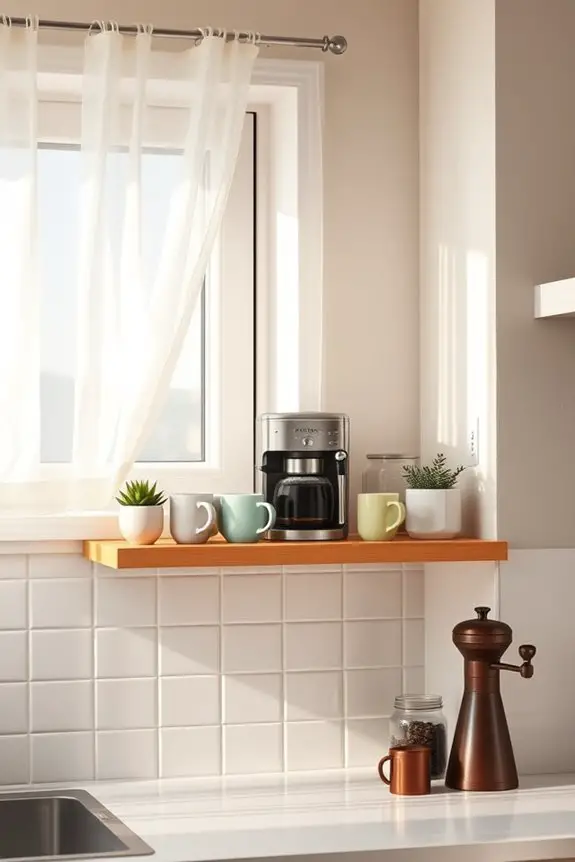 charming small window shelf