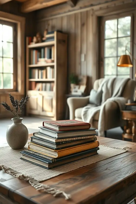 charming vintage book displays