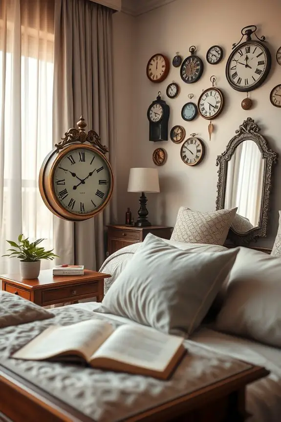 charming vintage clocks decor