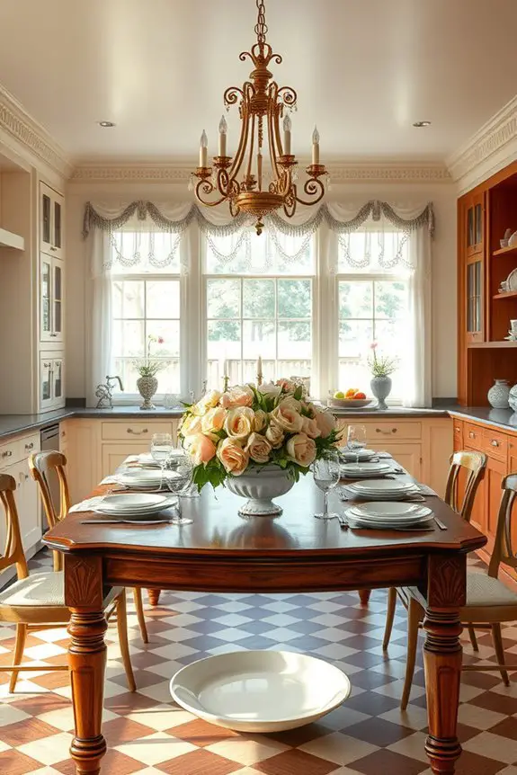 charming vintage dining experience