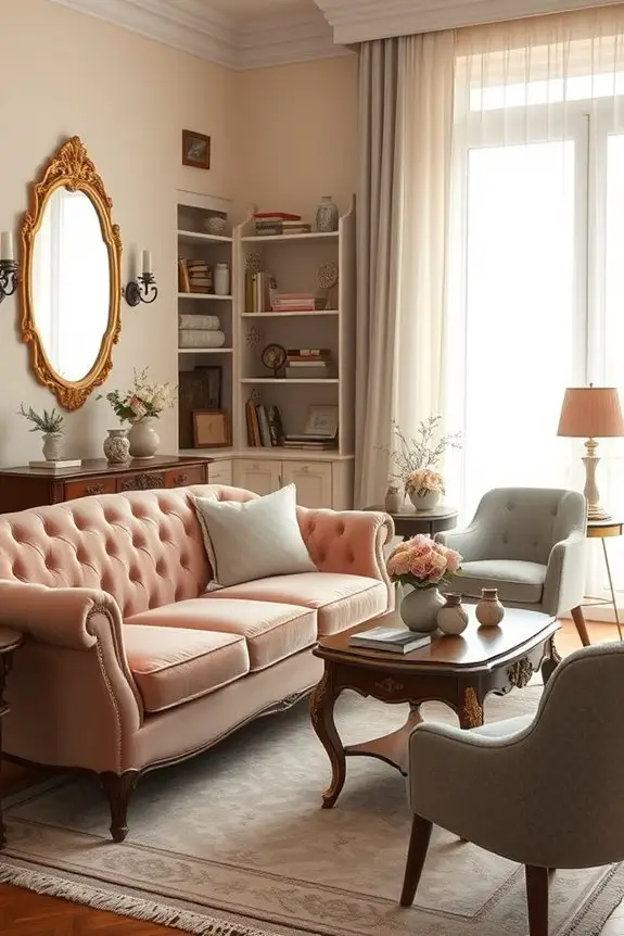 charming vintage inspired furniture choices