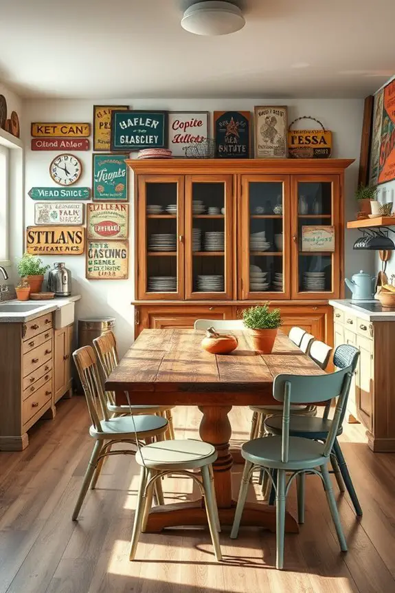 charming vintage kitchen decor