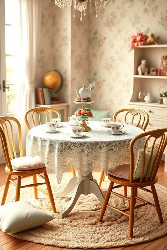 charming vintage tea party