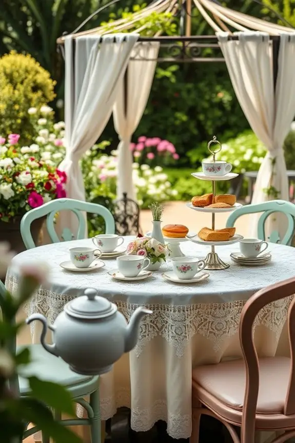 charming vintage tea party