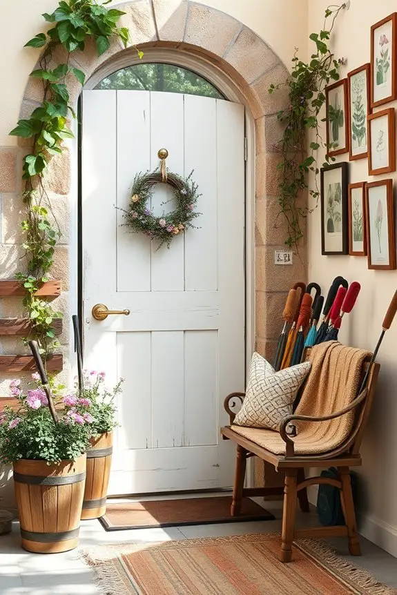charming welcoming entryway decor