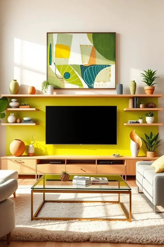 chartreuse green interior design