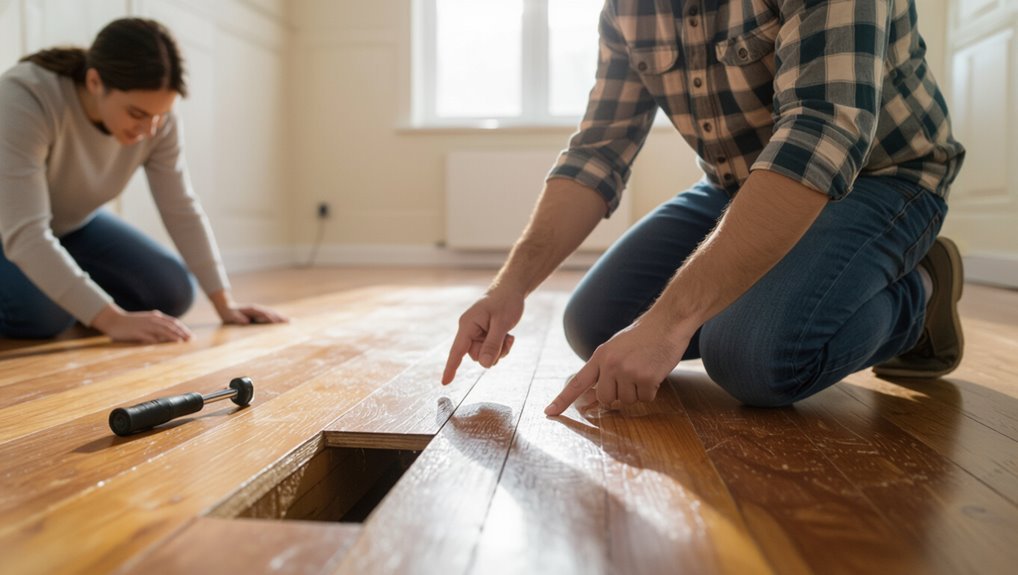 check floor stability thoroughly