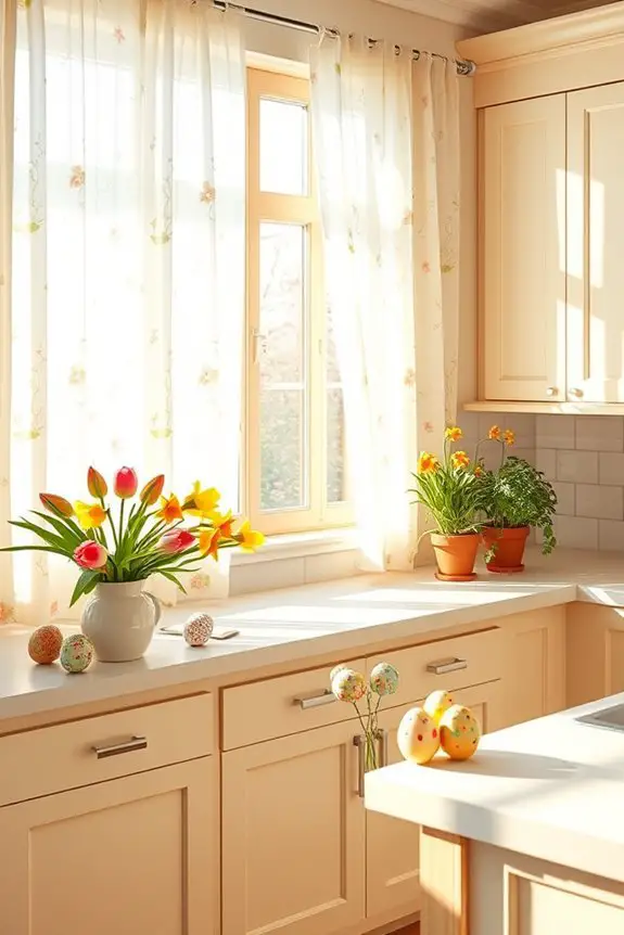 cheerful colorful window treatments