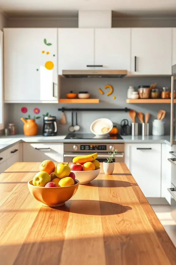 cheerful kitchen wall decals