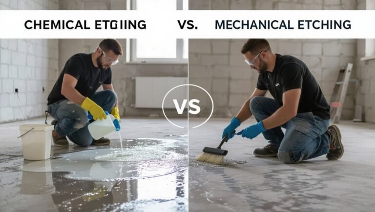 chemical vs mechanical etching